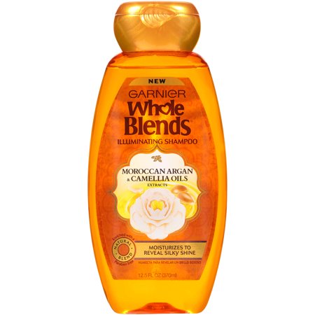 Garnier Whole Blends Moroccan Argan & Camellia Oil Extracts Illuminating Shampoo, 12.5 OZ - Bellso